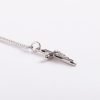 Necklace Crucifix - Rounded Cross Silver - 18 | Swanson Christian Products