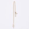 Necklace Crucifix - Rounded Cross Gold - 18 | Swanson Christian Products