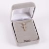 Necklace Crucifix - Flared Cross - Gold with Silver - 18 | Swanson Christian Products