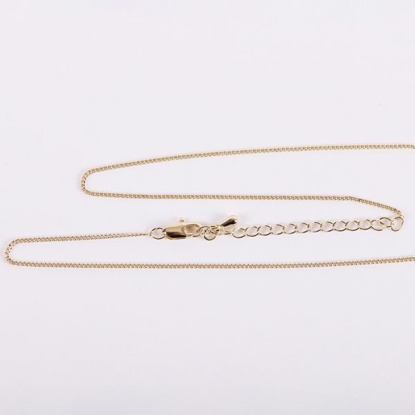 Necklace Crucifix - Flared Cross - Gold with Silver - 18 | Swanson Christian Products
