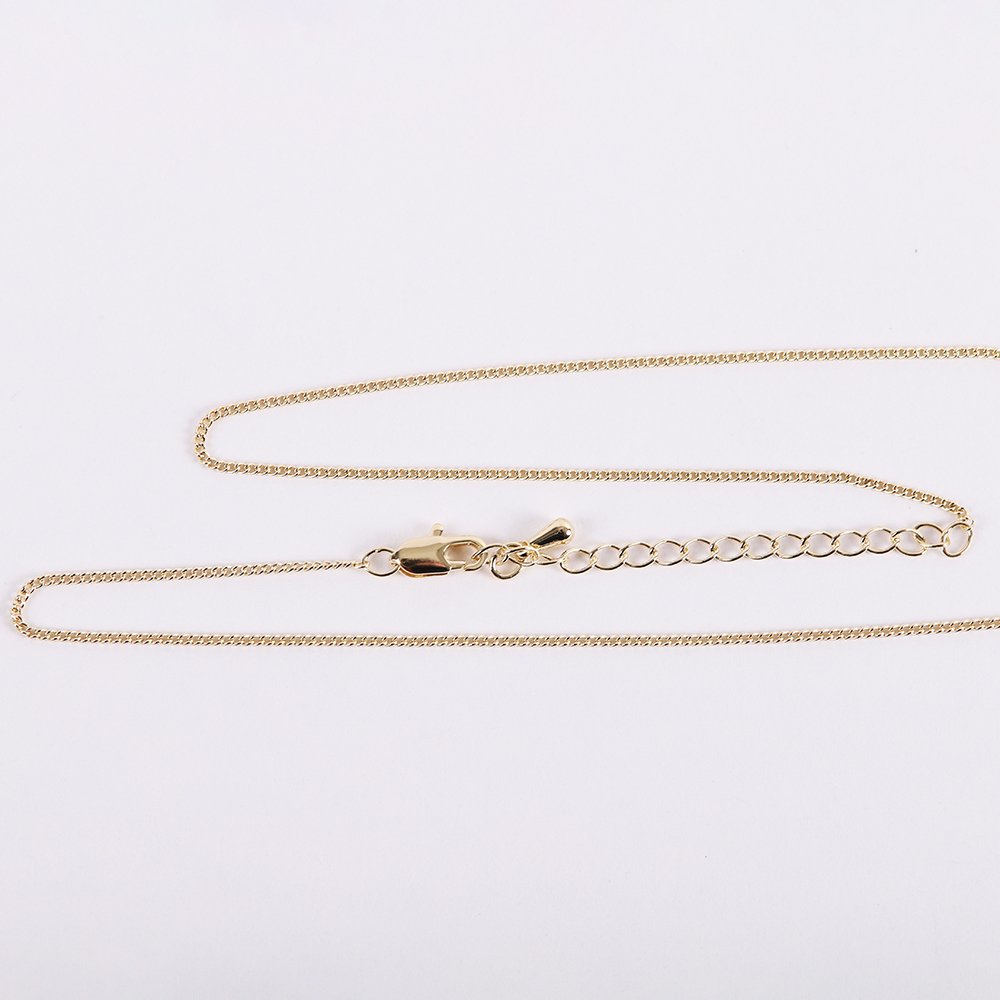 Necklace Crucifix - Flared Cross - Gold with Silver - 18 | Swanson Christian Products