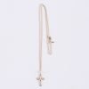 Necklace Crucifix - Detailed Cross - Gold with Silver - 18 | Swanson Christian Products