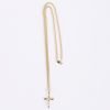 Necklace Crucifix - Flat Cross with Inscription Gold - 24 | Swanson Christian Products