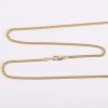 Necklace Crucifix - Flat Cross with Inscription - Gold with Silver - 24 | Swanson Christian Products