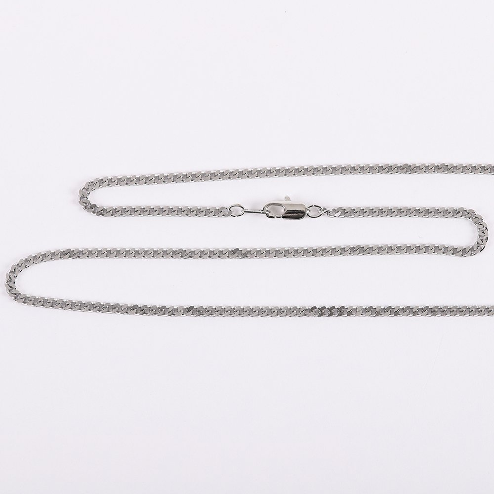 Necklace Crucifix - Detailed Cross - Matte Silver - 24 | Swanson