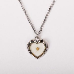 Necklace – Sterling Silver with Mustard Seed – 18″