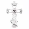 swanon baptized in Christ silver cross