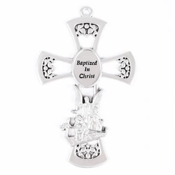 swanon baptized in Christ silver cross