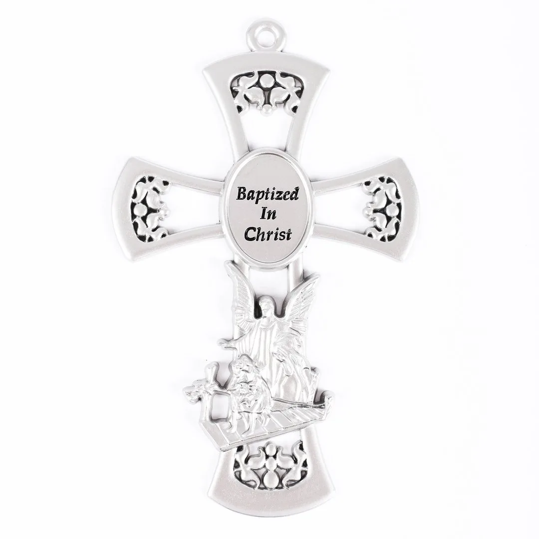 swanon baptized in Christ silver cross