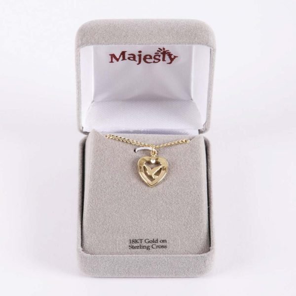 Necklace - Dove Gold Over Sterling Silver - 18" | Swanson Christian Products
