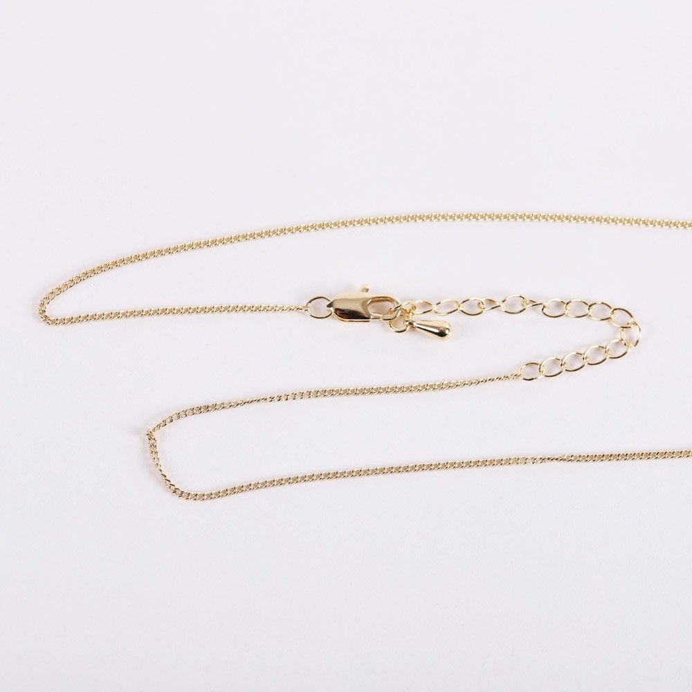 Necklace - Cross Gold Over Sterling Silver - 16-18" | Swanson Christian Products