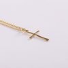 Necklace - Cross Gold Over Sterling Silver - 18" | Swanson Christian Products