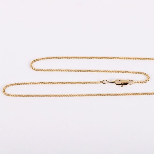 Necklace - Cross Gold Over Sterling Silver - 18" | Swanson Christian Products