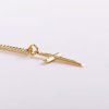 Necklace - Cross with Cross Gold Over Sterling Silver - 24"| Swanson Christian Products