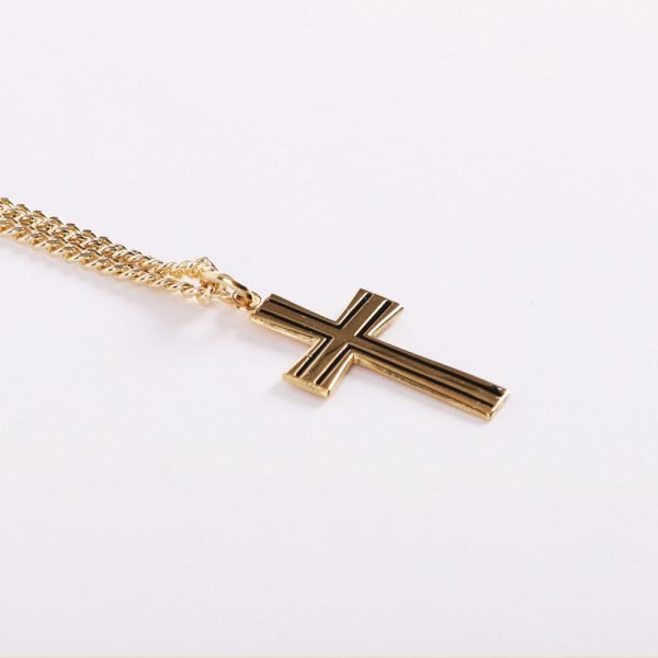 Necklace - Cross with Black Gold Over Sterling Silver - 24" | Swanson Christian Products