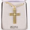 Necklace - Cross with Black Gold Over Sterling Silver - 24" | Swanson Christian Products