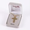 Necklace - Cross with Black Gold Over Sterling Silver - 24" | Swanson Christian Products