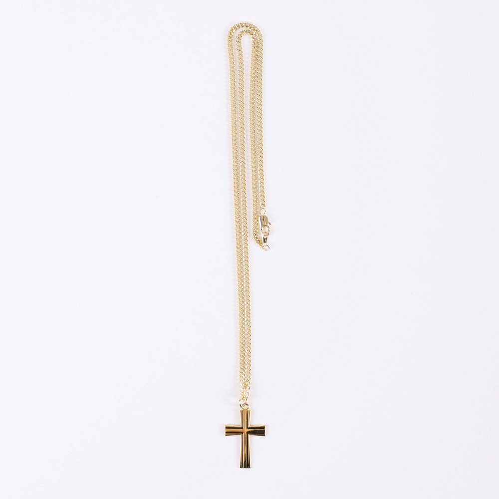 Necklace - Cross with Black Gold Over Sterling Silver - 24" | Swanson Christian Products