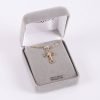 Necklace - Cross with Cubic Zirconia - Gold Over Sterling Silver | Swanson Christian Products
