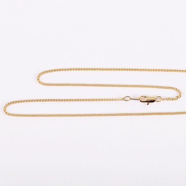 sterling cross gold necklace with cubic zirconia