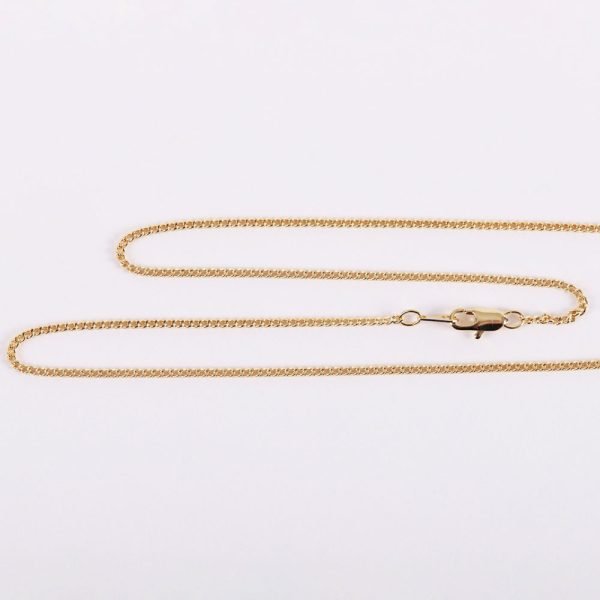 Necklace - Cross Cut Gold Over Sterling Silver - 18" | Swanson Christian Products