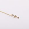 Necklace - Cross Gold Over Sterling Silver - 16-18" | Swanson Christian Products