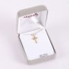 Necklace - Cross Gold Over Sterling Silver - 16-18" | Swanson Christian Products