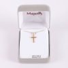 Necklace - Cross Gold Over Sterling Silver - 16-18" | Swanson Christian Products