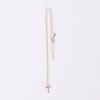 Necklace - Cross Gold Over Sterling Silver - 16-18" | Swanson Christian Products