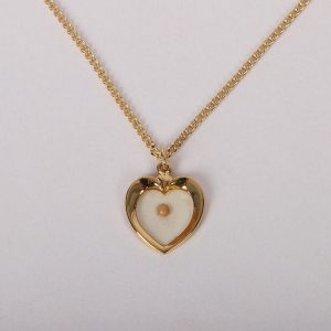 Necklace – Mustard Seed Gold Plated Sterling Silver – 18″