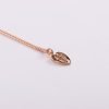 Necklace - Cross in Heart - Rose Gold & Sterling Silver - 18" | Swanson Christian Products