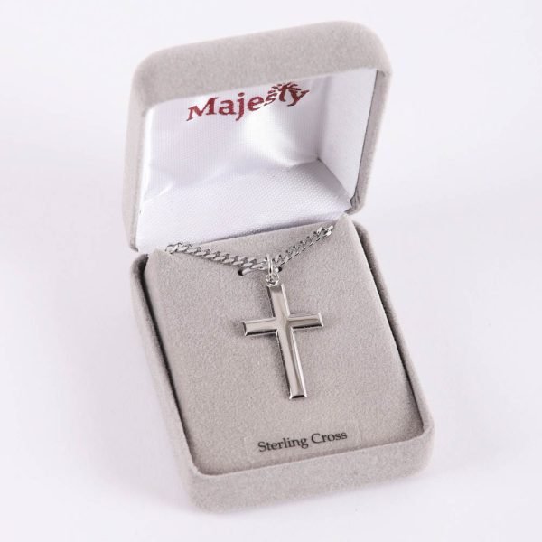 Necklace Cross - Sterling Silver - 24" | Swanson Christian Products