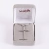 Christian jewelry sterling silver cross necklace