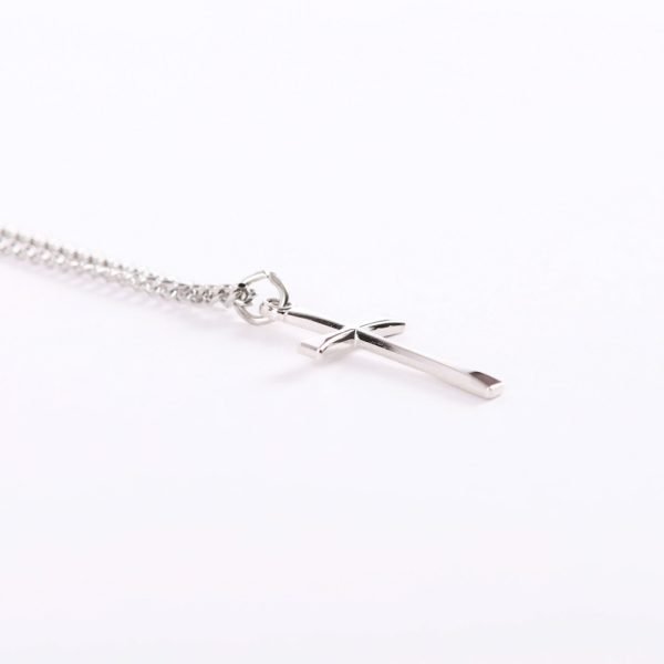 Necklace Cross - Sterling Silver - 18" | Swanson Christian Products