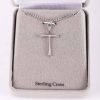 Necklace Cross - Sterling Silver - 18" | Swanson Christian Products