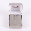 Necklace Cross - Sterling Silver - 18" | Swanson Christian Products