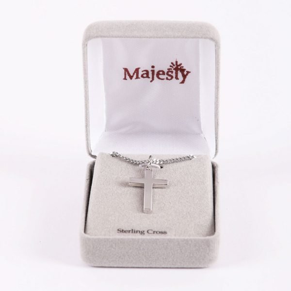 Necklace Cross - Sterling Silver - 20" | Swanson Christian Products