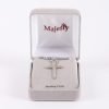 Christian jewelry sterling silver cross necklace