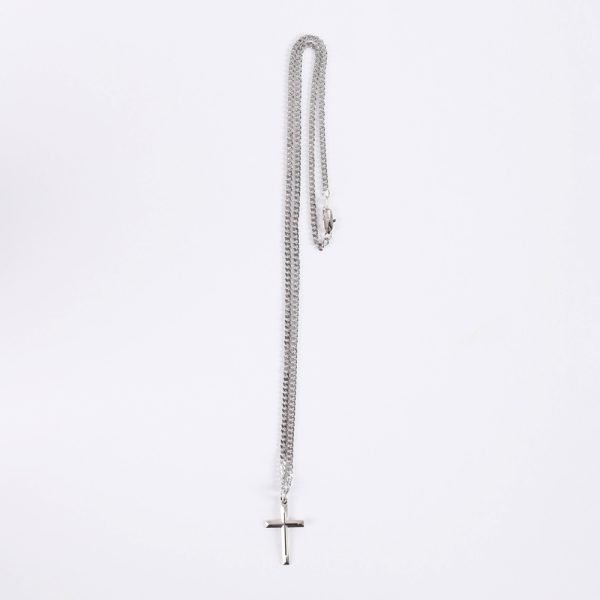 Christian jewelry sterling silver cross necklace