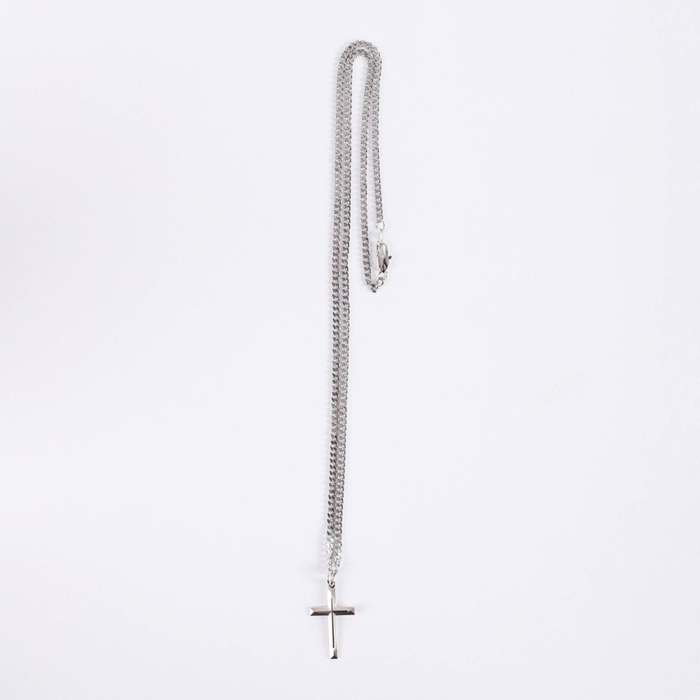 Christian jewelry sterling silver cross necklace