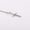 Christian jewelry cross sterling silver necklace