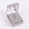 Christian jewelry cross sterling silver necklace
