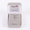 Christian jewelry cross sterling silver necklace