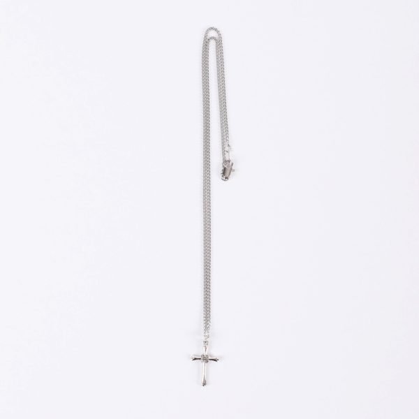 Christian jewelry cross sterling silver necklace