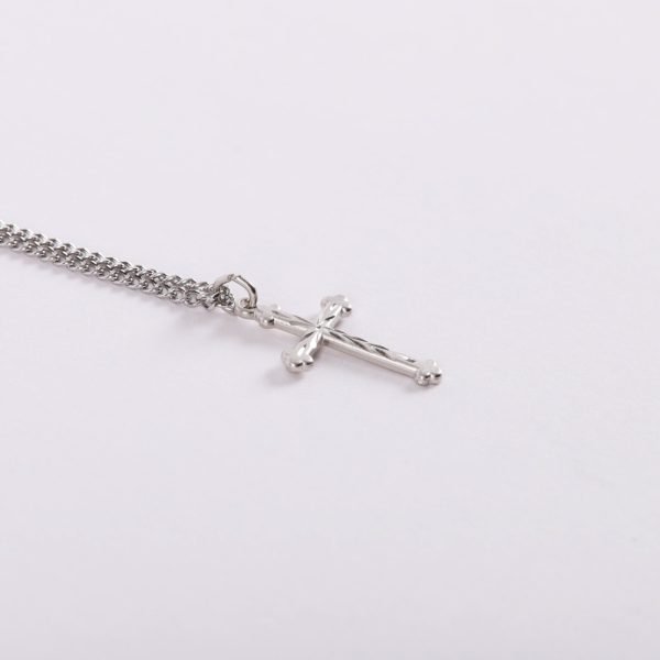 Necklace Cross Cut - Sterling Silver | Swanson Christian Products