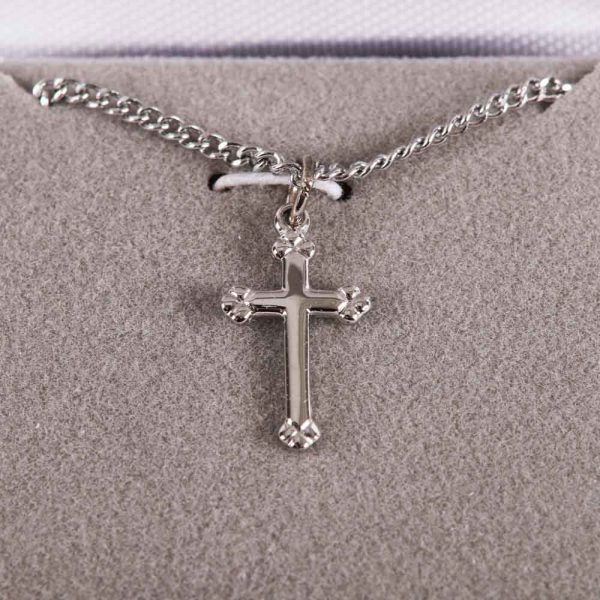 Necklace Cross - Sterling Silver | Swanson Christian Product