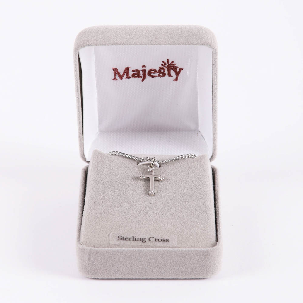 Necklace Cross - Sterling Silver | Swanson Christian Product