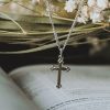 Necklace Cross - Sterling Silver | Swanson Christian Product