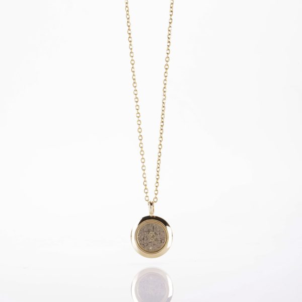 Necklace Temple Mount Soil Promise Gold 20" for Keepsake