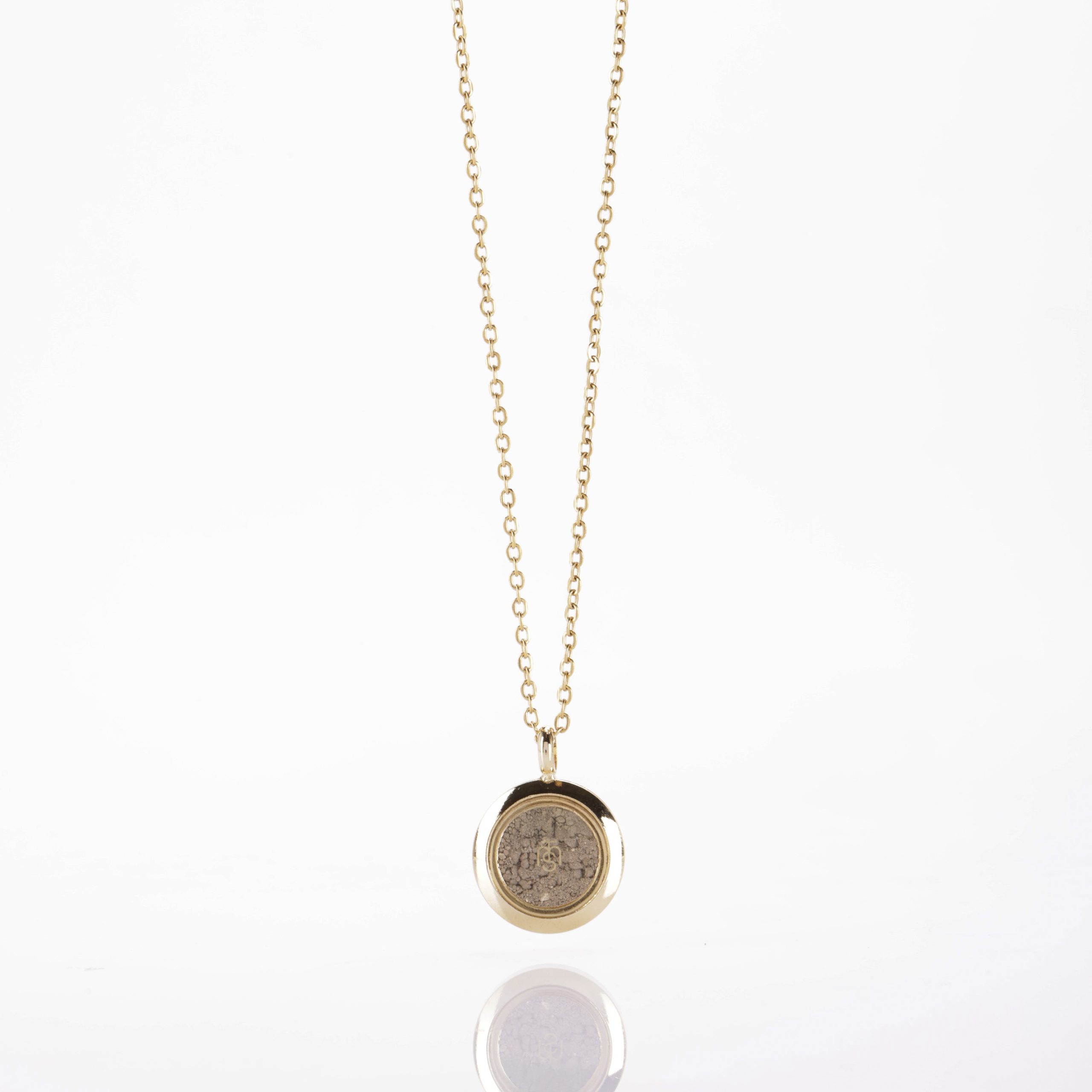 Necklace Temple Mount Soil Promise Gold 20" for Keepsake